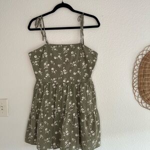 Altar'd State Olive Textured Dress